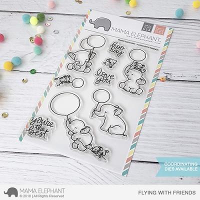 Mama Elephant Clear Stamps - Flying with Friends